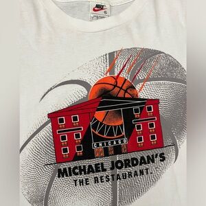 Vintage Nike Made in USA Michael Jordan’s The Restaurant T Shirt Size XL